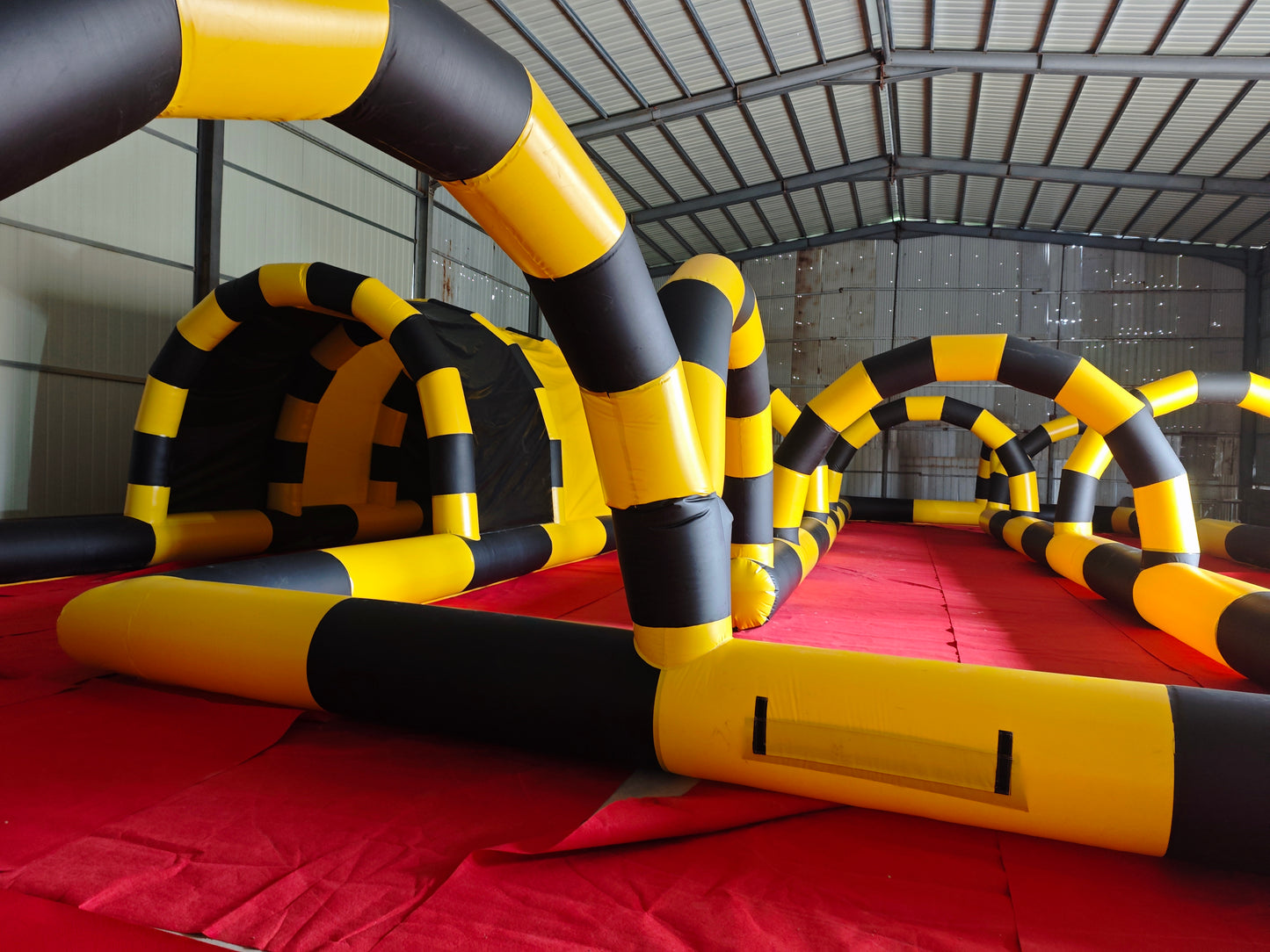 Inflatable Slide “Crazy Cart” — 25 × 15 m (≈ 82 × 49 ft)