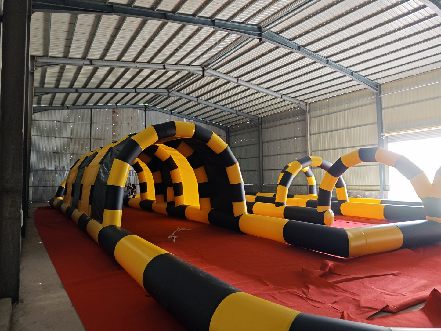 Inflatable Slide “Crazy Cart” — 25 × 15 m (≈ 82 × 49 ft)