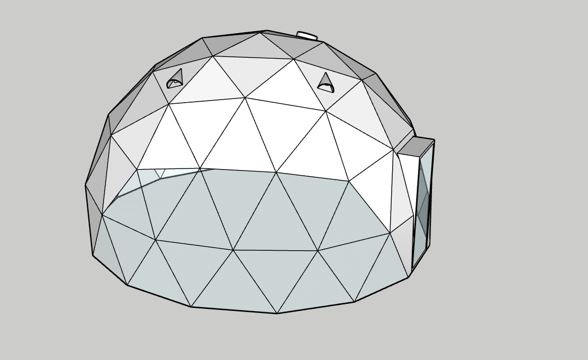 OPEN LUXURY GLAMPING GEODESIC DOME TENT TRANSPARENT ROUND DOME TENT