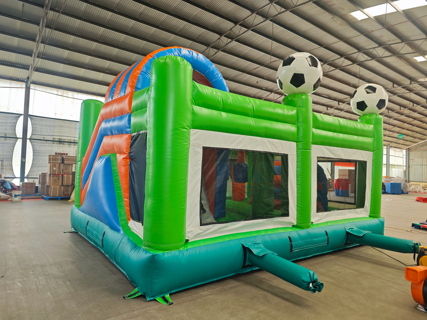 Brand New Soccer Ball Bounce House for Kids