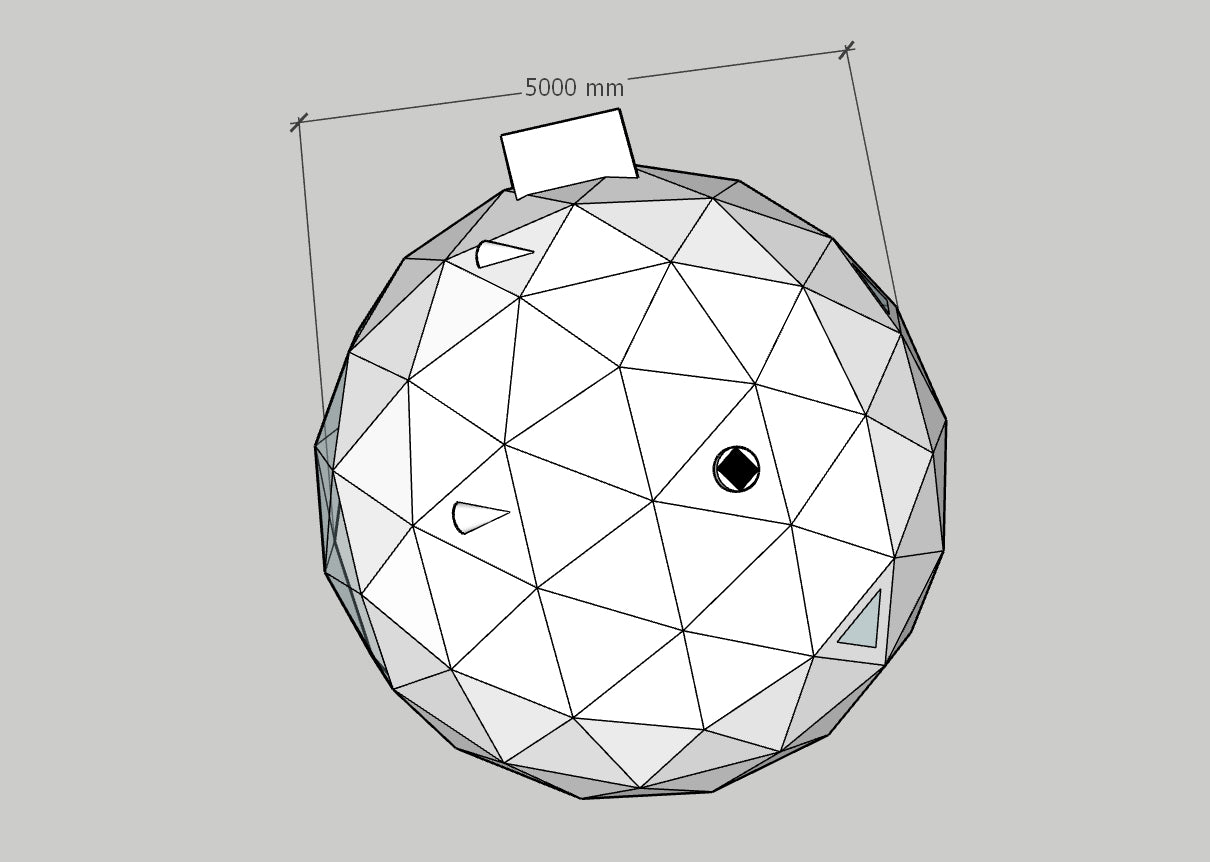 OPEN LUXURY GLAMPING GEODESIC DOME TENT TRANSPARENT ROUND DOME TENT