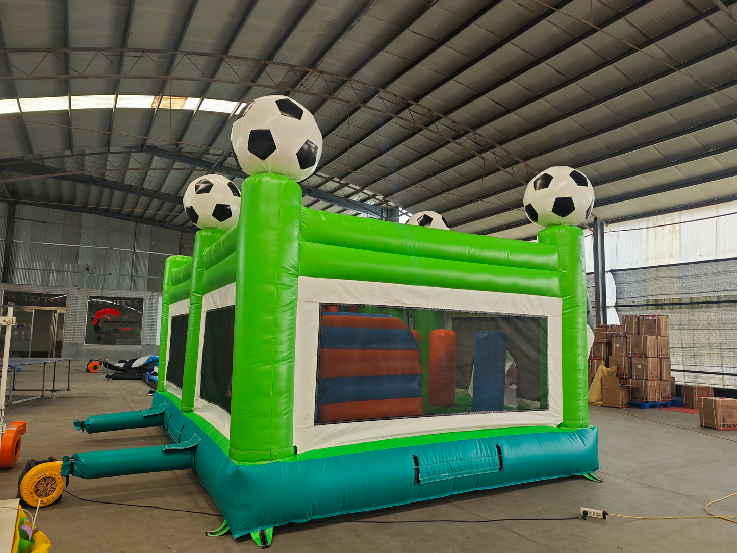 Brand New Soccer Ball Bounce House for Kids