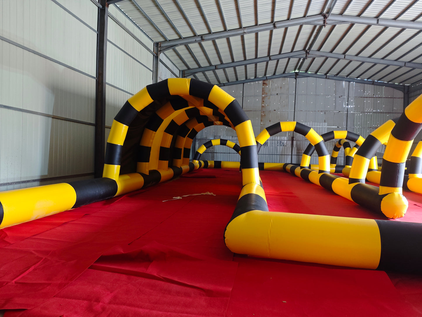 Inflatable Slide “Crazy Cart” — 25 × 15 m (≈ 82 × 49 ft)