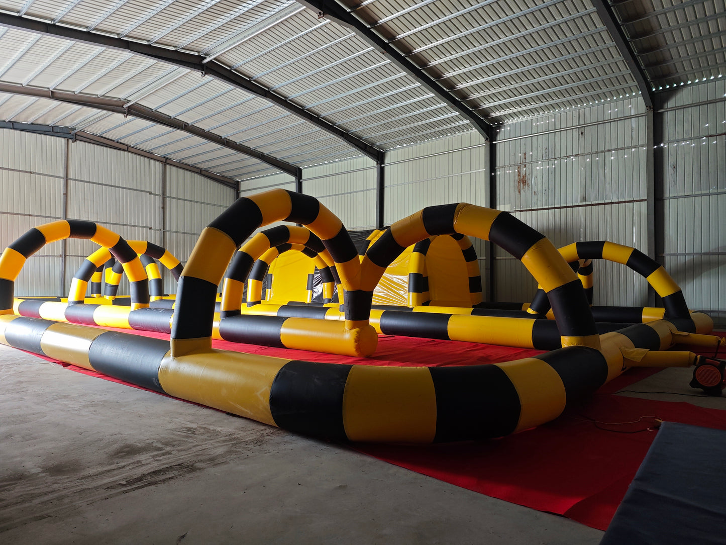 Inflatable Slide “Crazy Cart” — 25 × 15 m (≈ 82 × 49 ft)