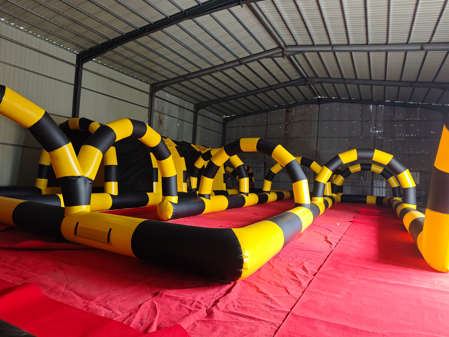 Inflatable Slide “Crazy Cart” — 25 × 15 m (≈ 82 × 49 ft)