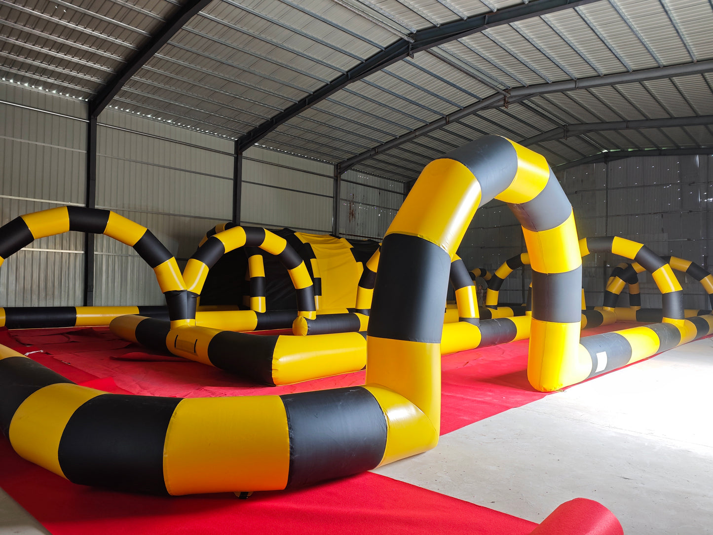 Inflatable Slide “Crazy Cart” — 25 × 15 m (≈ 82 × 49 ft)