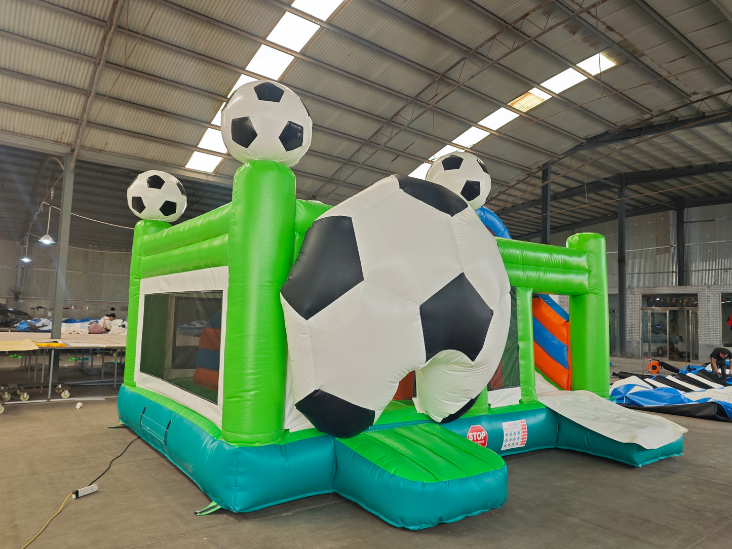 Brand New Soccer Ball Bounce House for Kids