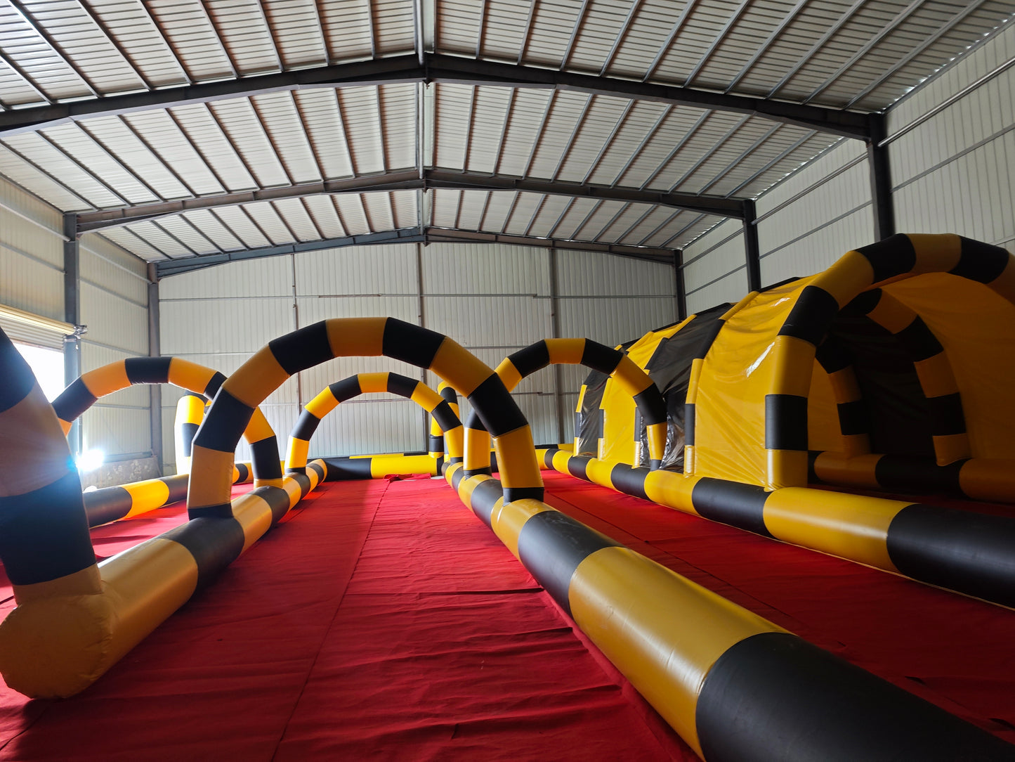 Inflatable Slide “Crazy Cart” — 25 × 15 m (≈ 82 × 49 ft)