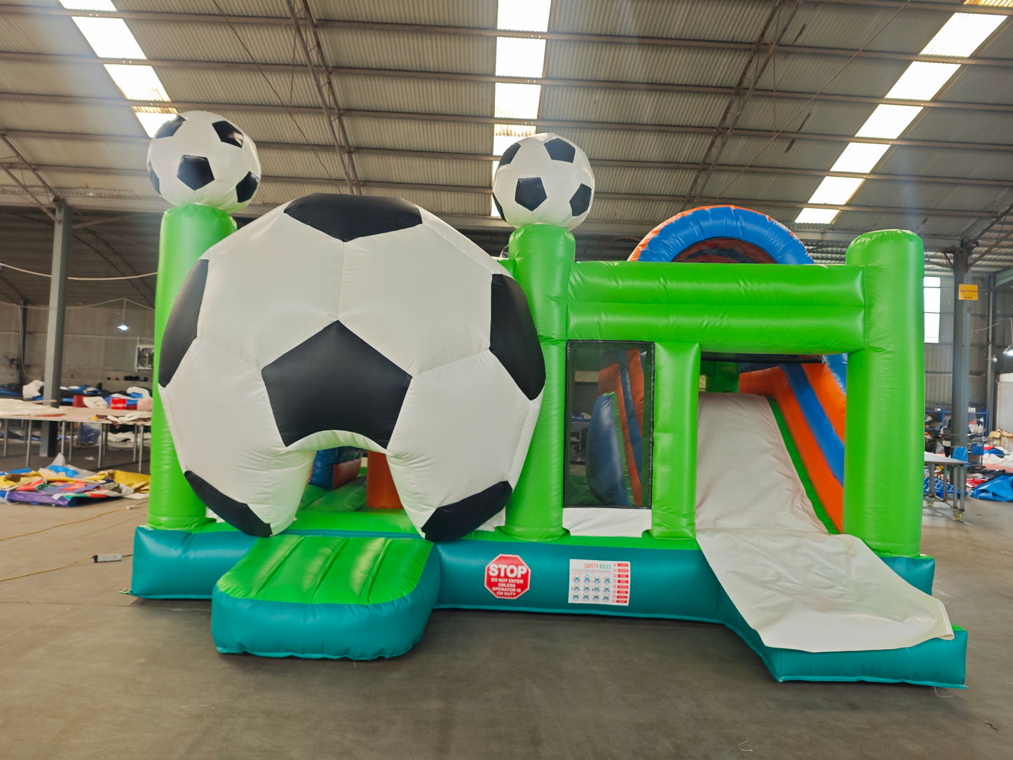 Brand New Soccer Ball Bounce House for Kids