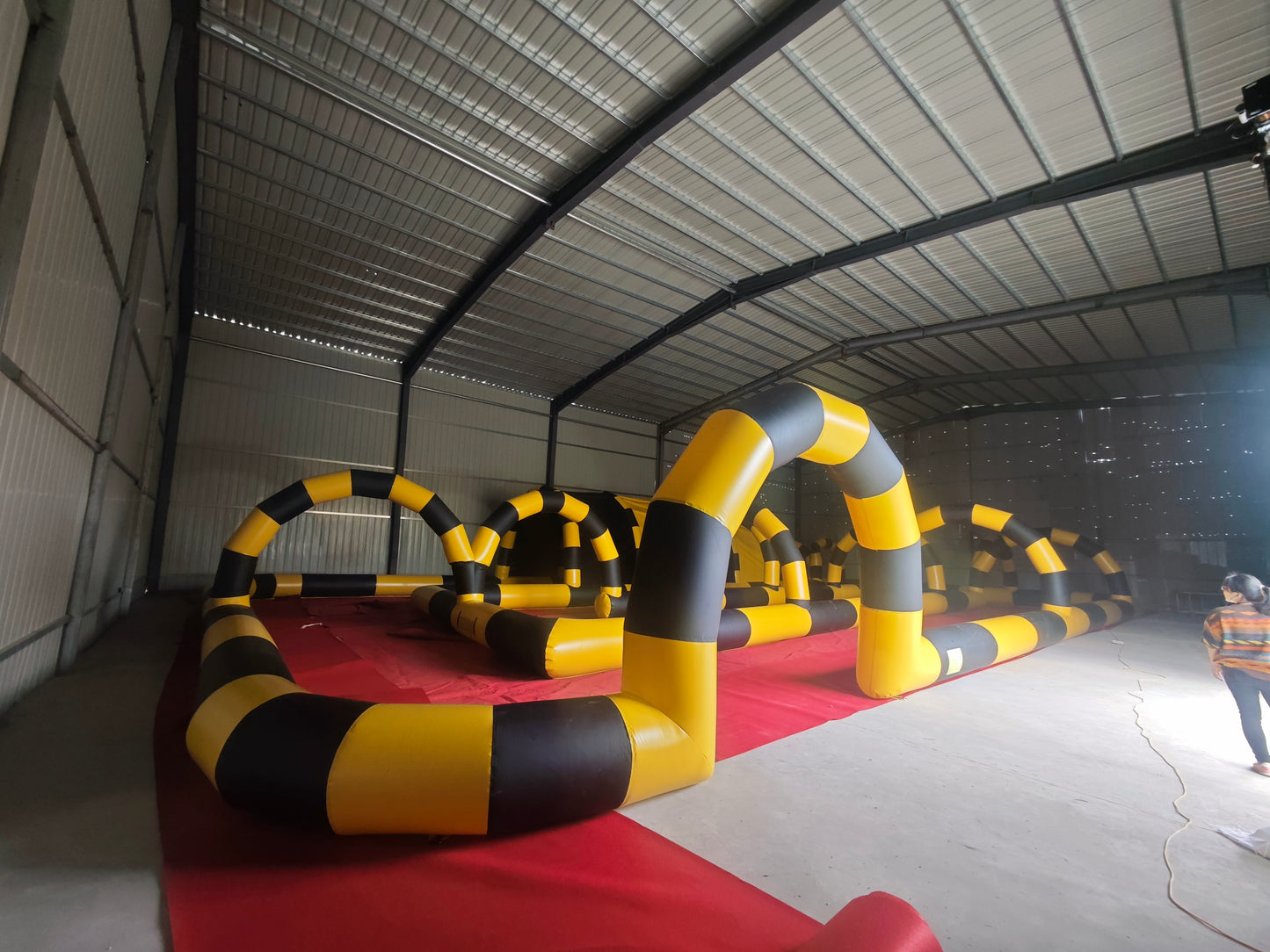 Inflatable Slide “Crazy Cart” — 25 × 15 m (≈ 82 × 49 ft)
