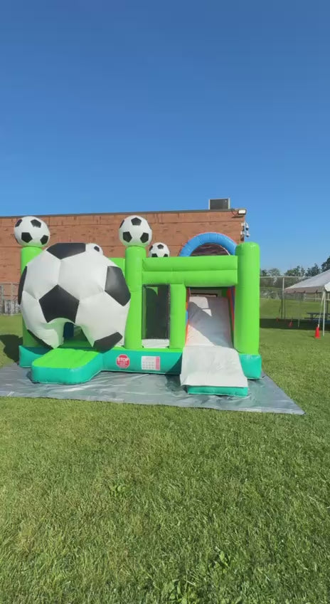 Brand New Soccer Ball Bounce House for Kids